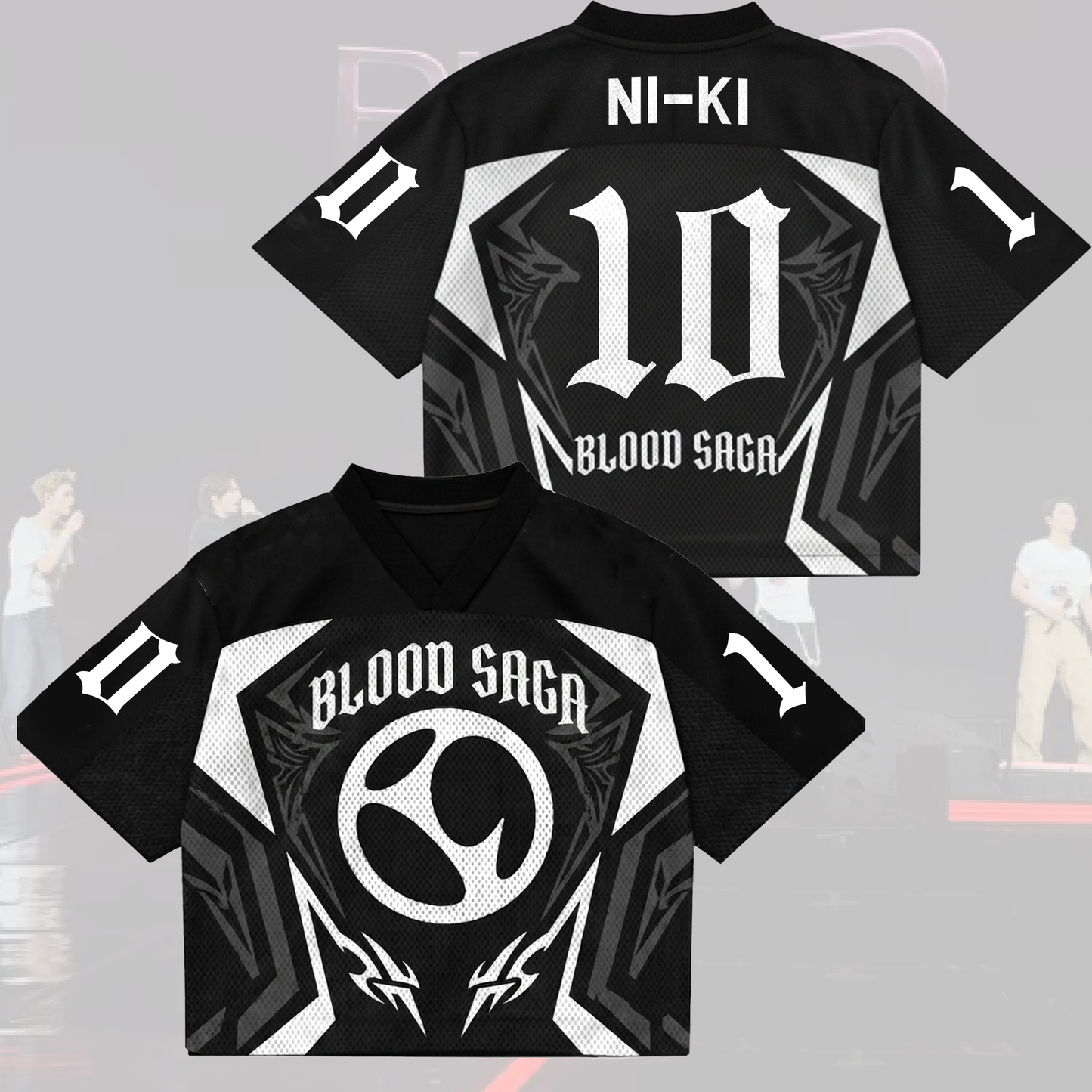 Final Stage Blood Saga Enhypen  Mix Mesh Jersey Gift For Fans