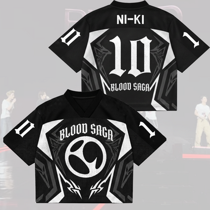 Final Stage Blood Saga Enhypen  Mix Mesh Jersey Gift For Fans