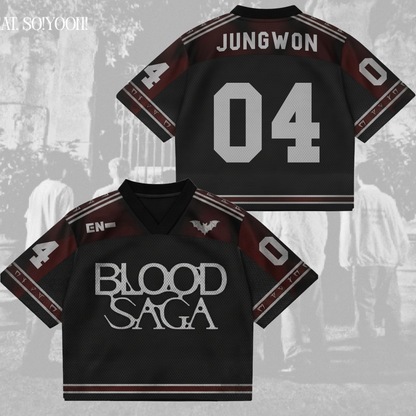 Blood Saga Enhypen World Tour Mix Mesh Jersey Fan Edition