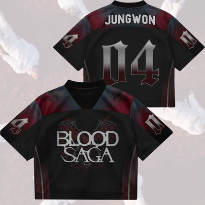 Eternal Glow Enhypen Blood Saga 2026 World Tour Mix Mesh Jersey Gift For Fans