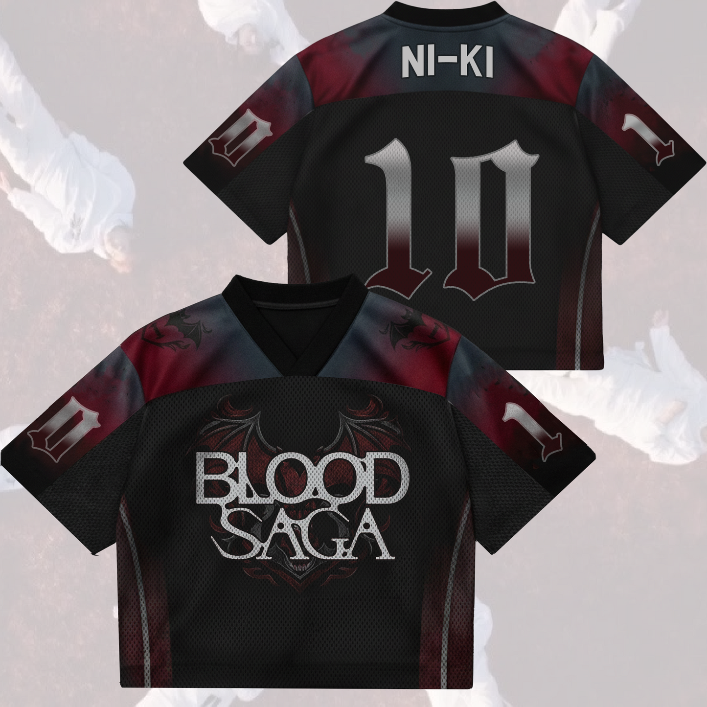 Eternal Glow Enhypen Blood Saga 2026 World Tour Mix Mesh Jersey Gift For Fans