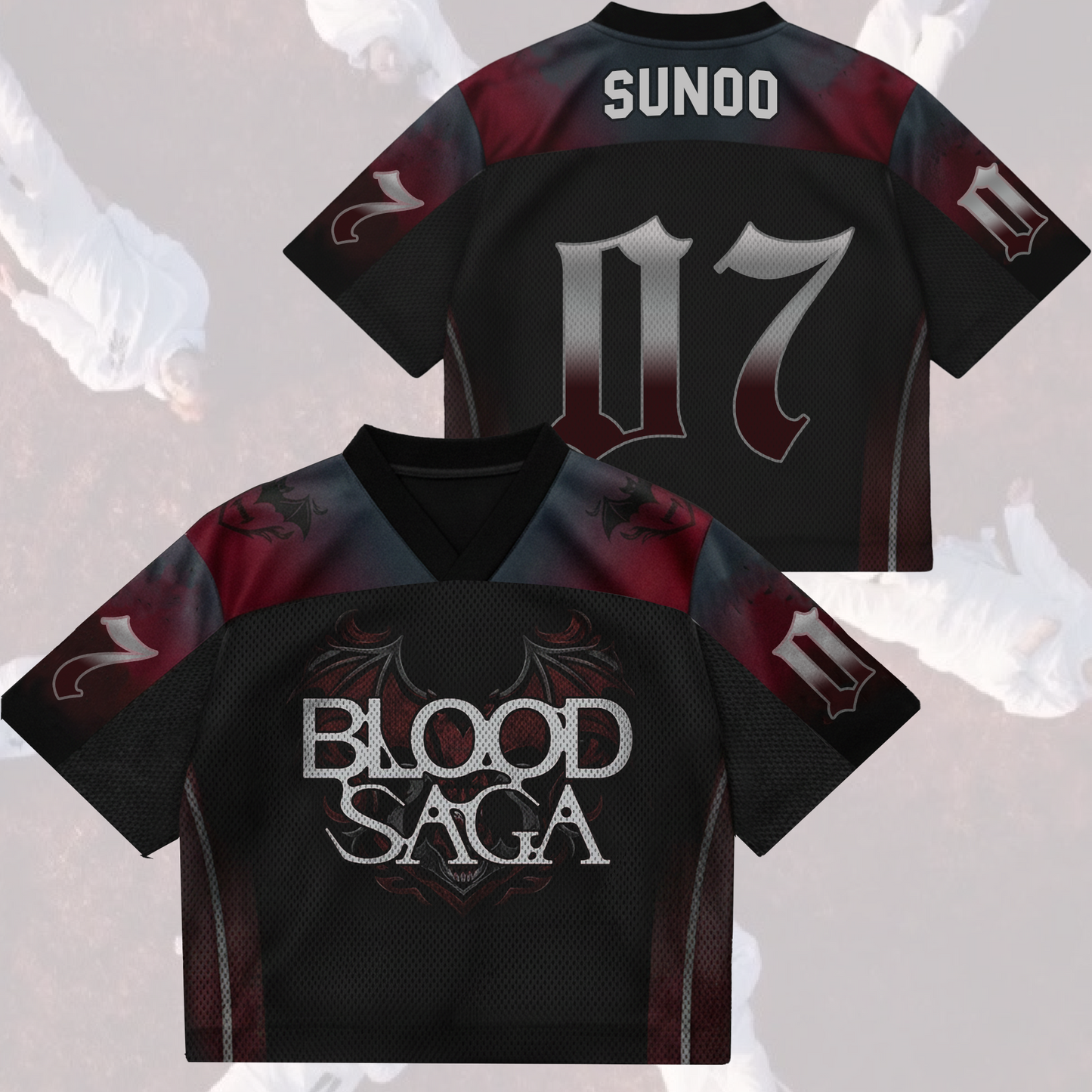 Eternal Glow Enhypen Blood Saga 2026 World Tour Mix Mesh Jersey Gift For Fans