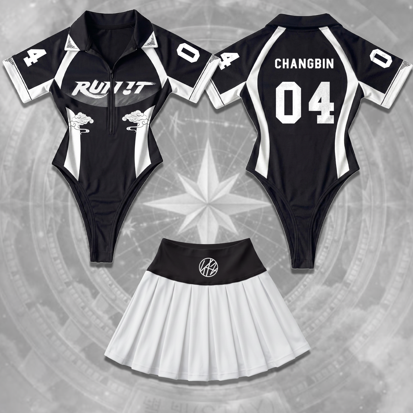 Epic Run It Stray Kids World Tour Full Jersey Bodysuit Set Gift For Stay