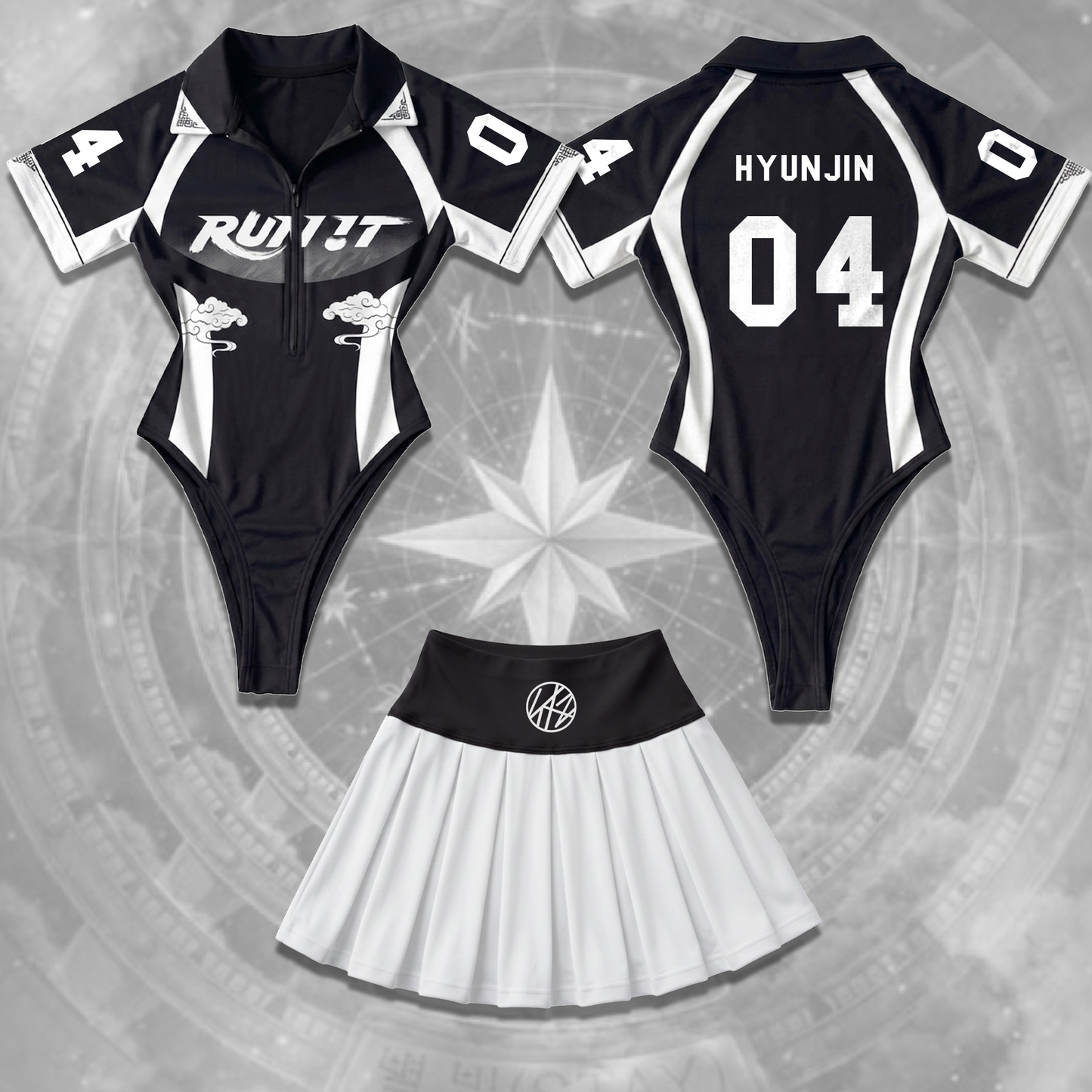 Epic Run It Stray Kids World Tour Full Jersey Bodysuit Set Gift For Stay