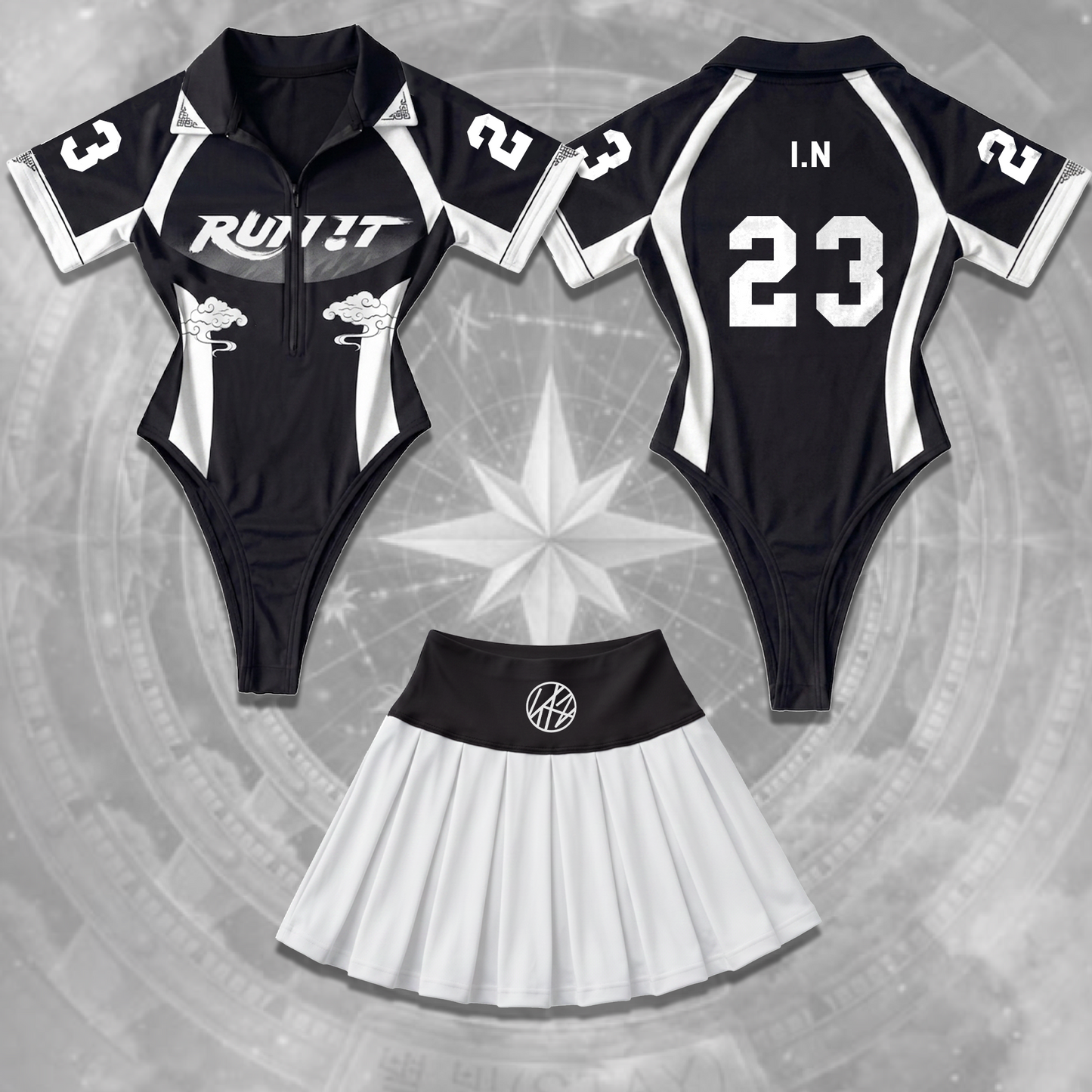Epic Run It Stray Kids World Tour Full Jersey Bodysuit Set Gift For Stay