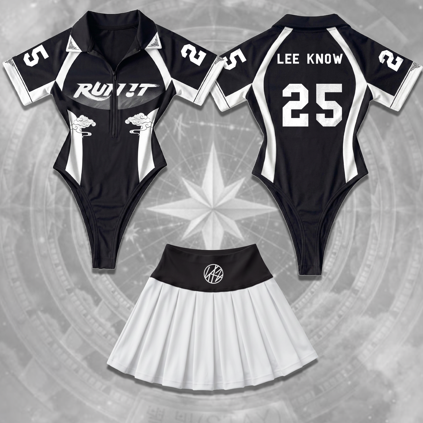 Epic Run It Stray Kids World Tour Full Jersey Bodysuit Set Gift For Stay
