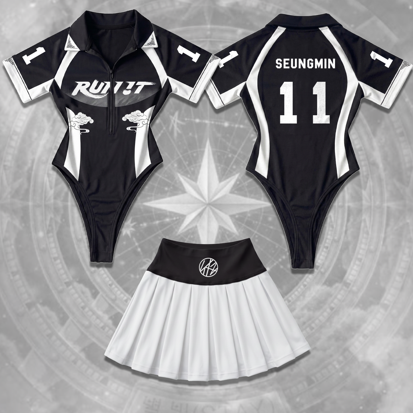Epic Run It Stray Kids World Tour Full Jersey Bodysuit Set Gift For Stay