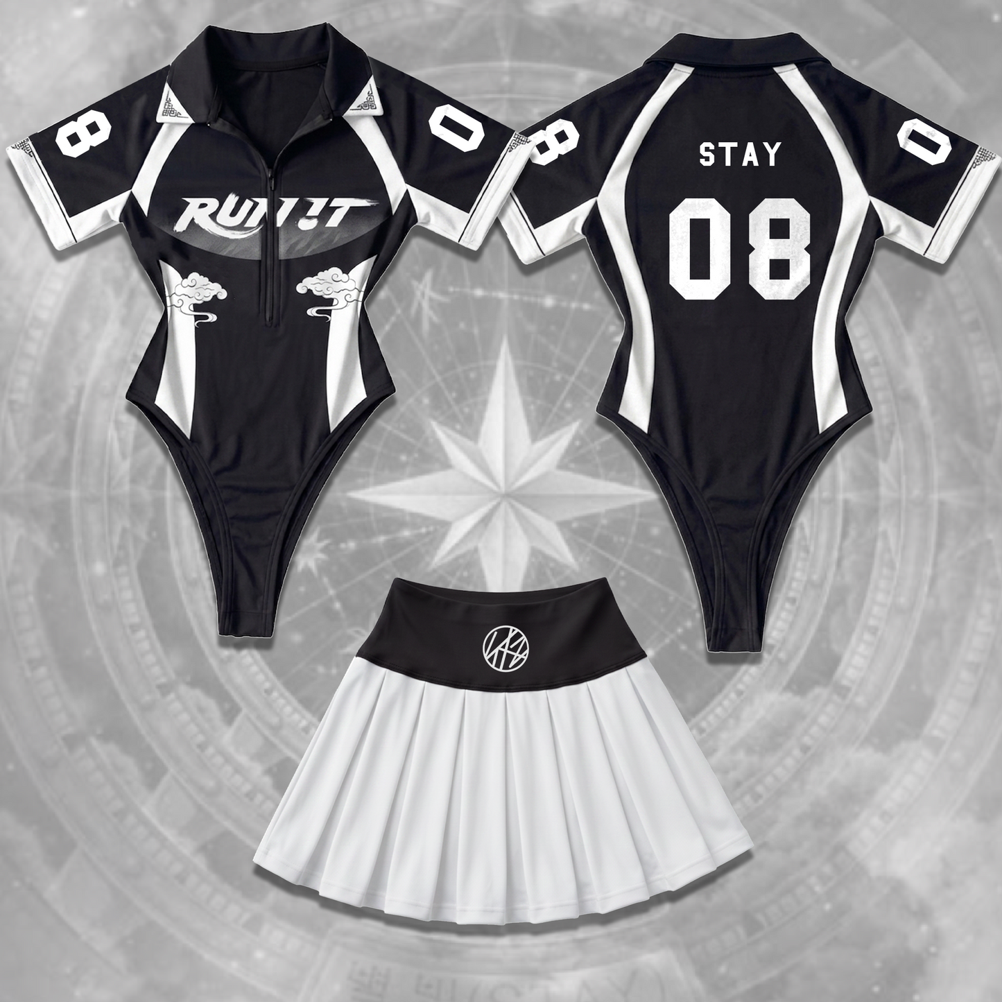 Epic Run It Stray Kids World Tour Full Jersey Bodysuit Set Gift For Stay