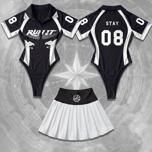 Epic Run It Stray Kids World Tour Full Jersey Bodysuit Set Gift For Stay