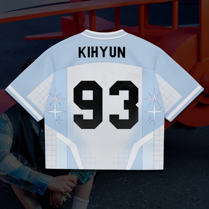 Kihyun Borderline Mini Album Monsta X Mix Mesh Jersey Gift For Fans