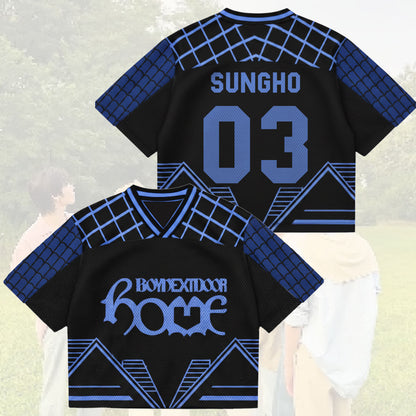 Boynextdoor Home Album Mix Mesh Jersey Edition