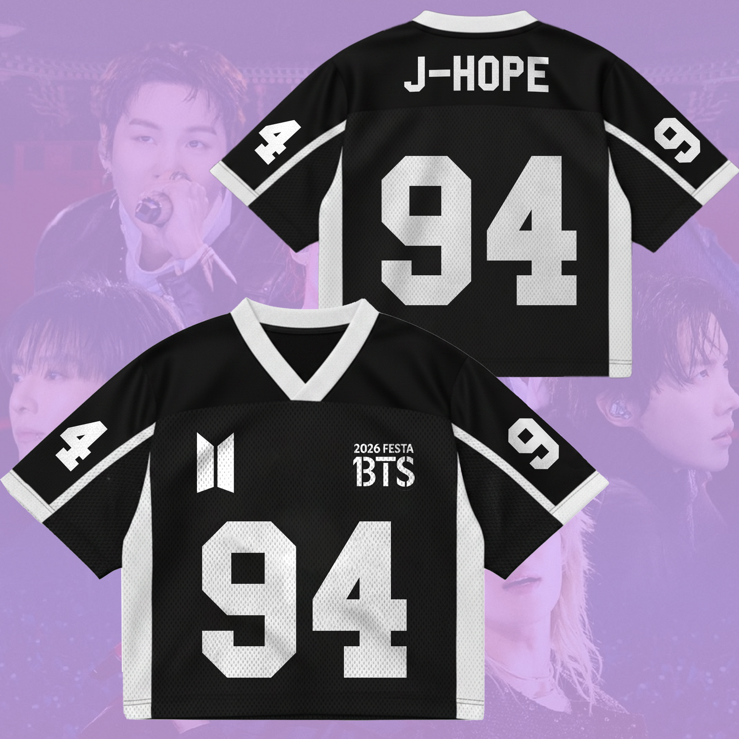 Prime Bts 2026 Festa Thirteen Years Arirang World Tour Mix Mesh Jersey