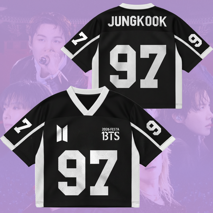 Prime Bts 2026 Festa Thirteen Years Arirang World Tour Mix Mesh Jersey