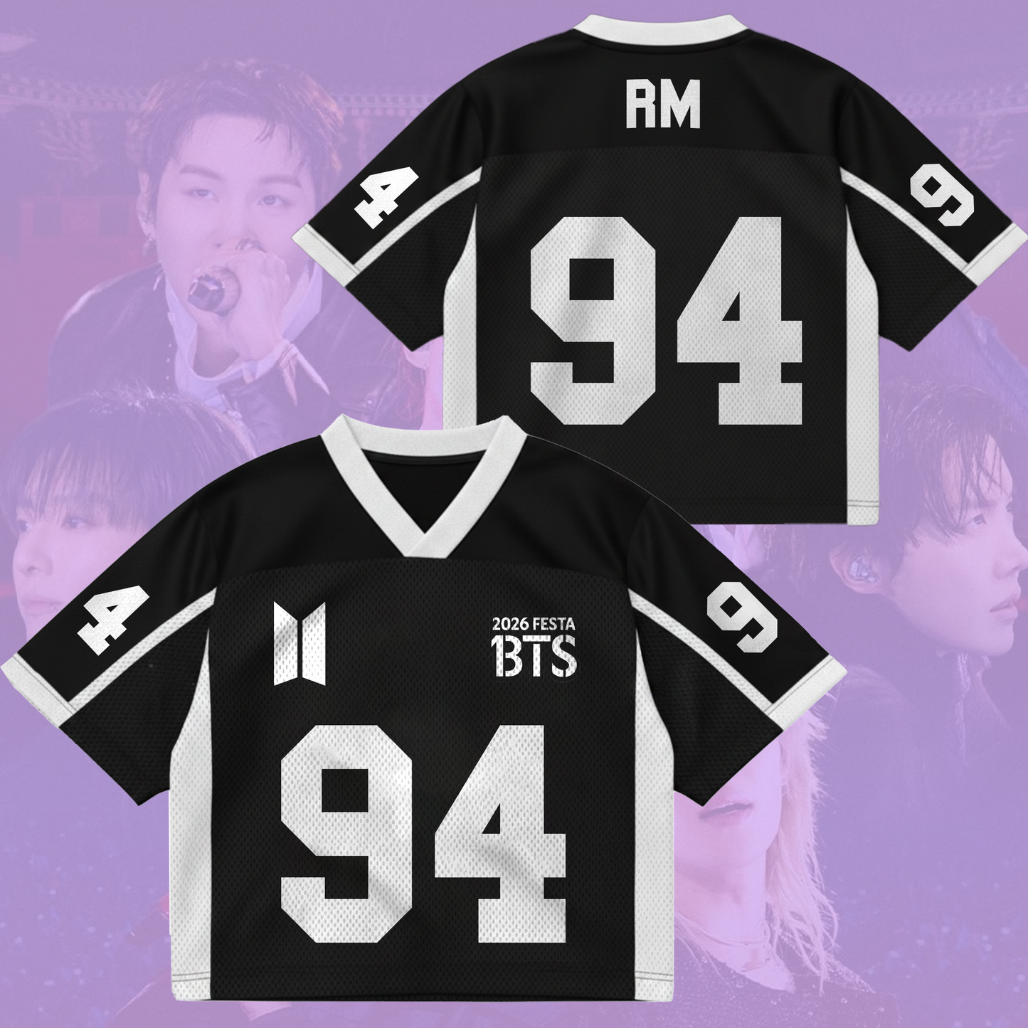 Prime Bts 2026 Festa Thirteen Years Arirang World Tour Mix Mesh Jersey