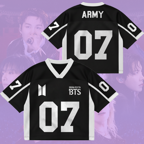 Prime Bts 2026 Festa Thirteen Years Arirang World Tour Mix Mesh Jersey