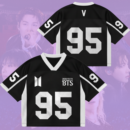 Prime Bts 2026 Festa Thirteen Years Arirang World Tour Mix Mesh Jersey