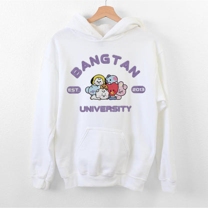 WAVESTEEᵀᴹ Bangtan University Embroidery Sweatshirt, Hoodie
