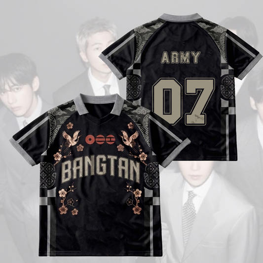 Floral BTS Arirang World Tour Winged Neck Baseball Shirt Gift For Fans