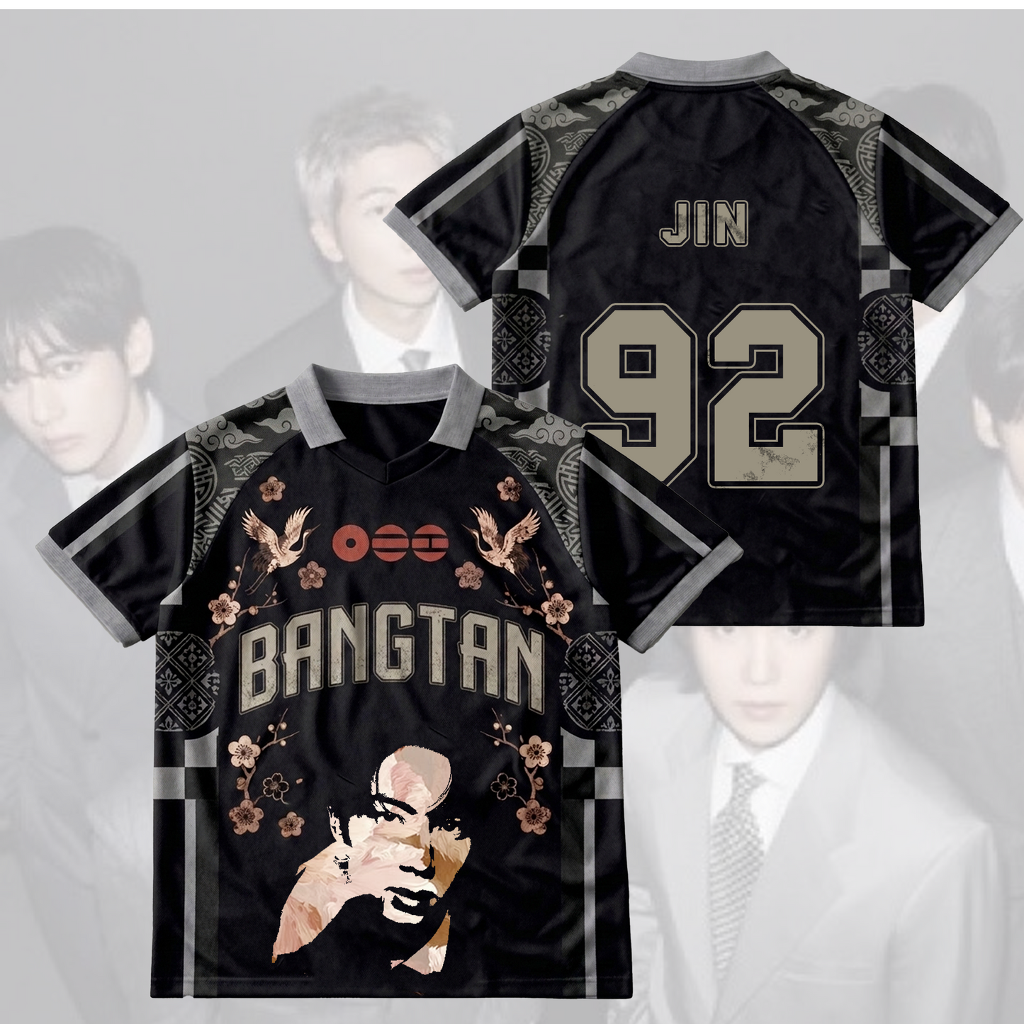 Floral BTS Arirang World Tour Winged Neck Baseball Shirt Gift For Fans
