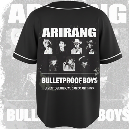 Cowboy BTS Arirang World Tour Baseball Jersey Fan Edition