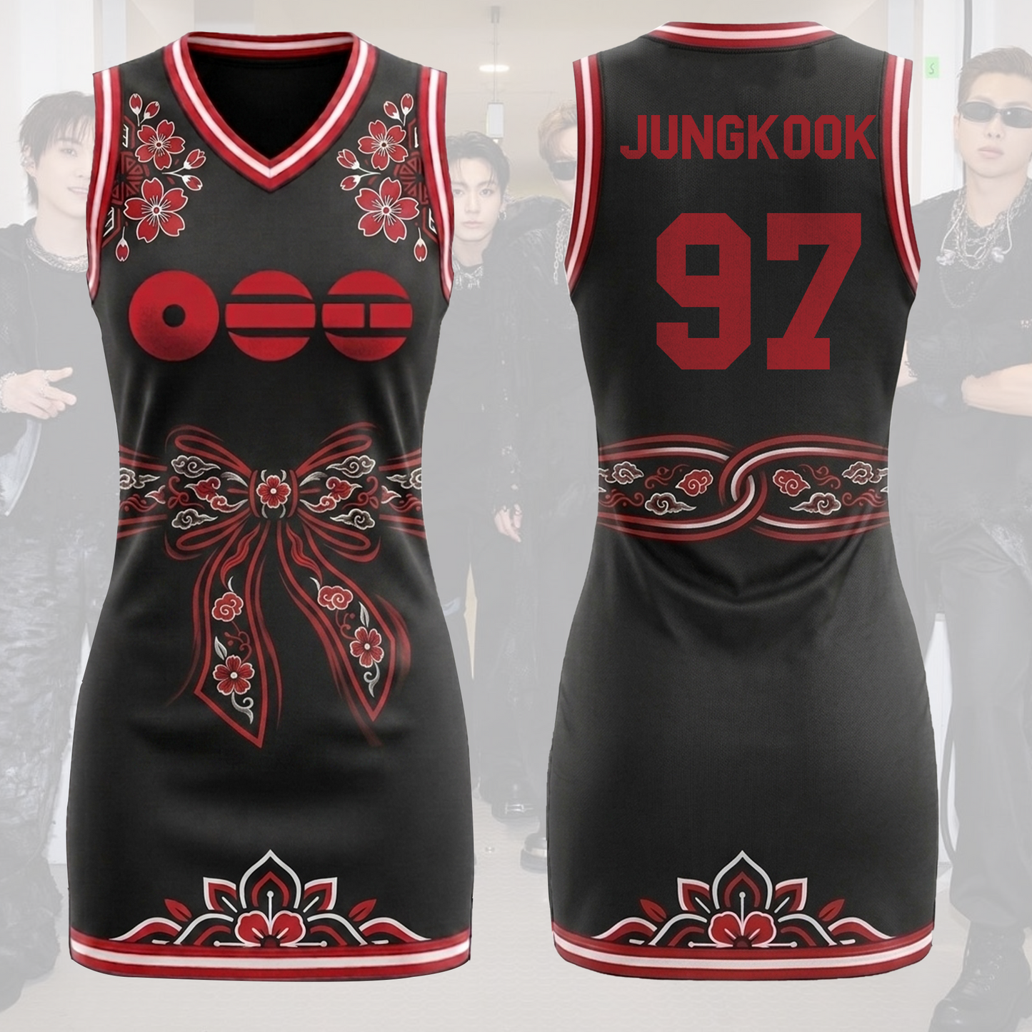Alluring Arirang World Tour BTS Jersey Dress Concert Outfit Gift For Fans