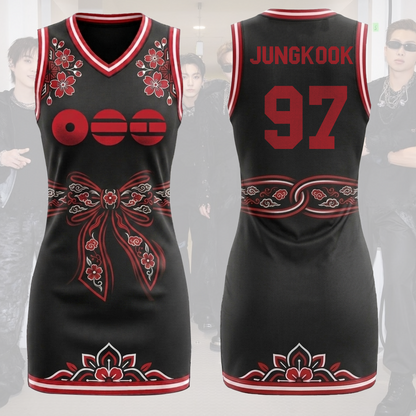 Alluring Arirang World Tour BTS Jersey Dress Concert Outfit Gift For Fans