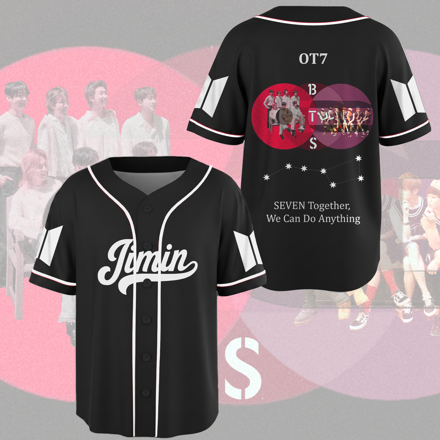 Timeline BTS Festa 13 Arirang World Tour Baseball Jersey Fan Edition