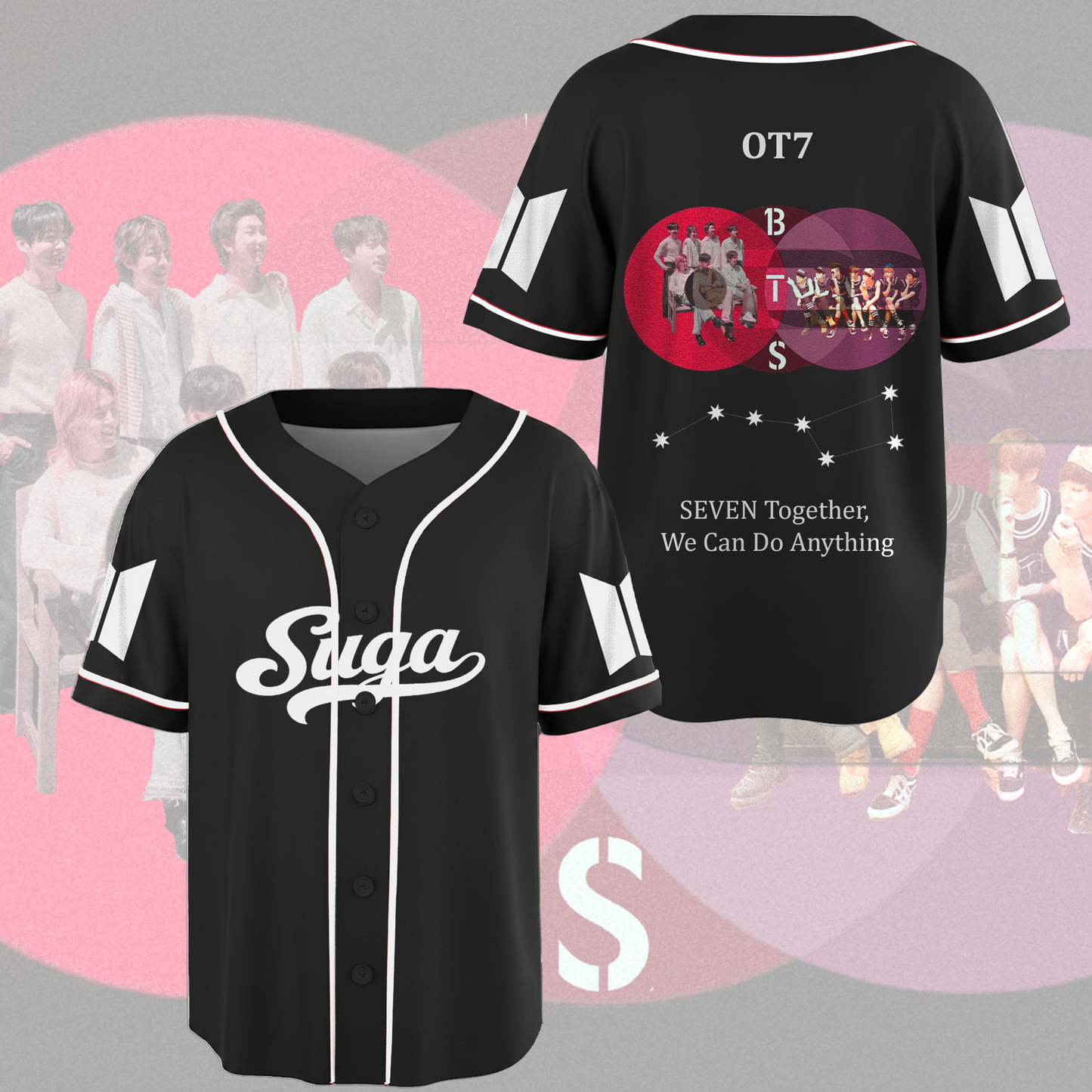 Timeline BTS Festa 13 Arirang World Tour Baseball Jersey Fan Edition