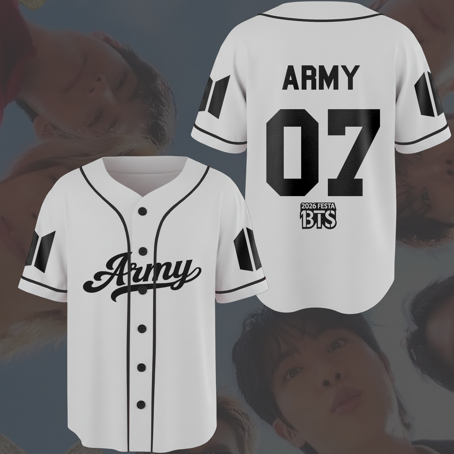 Bliss BTS 2026 Festa Thirteen Years Baseball Jersey