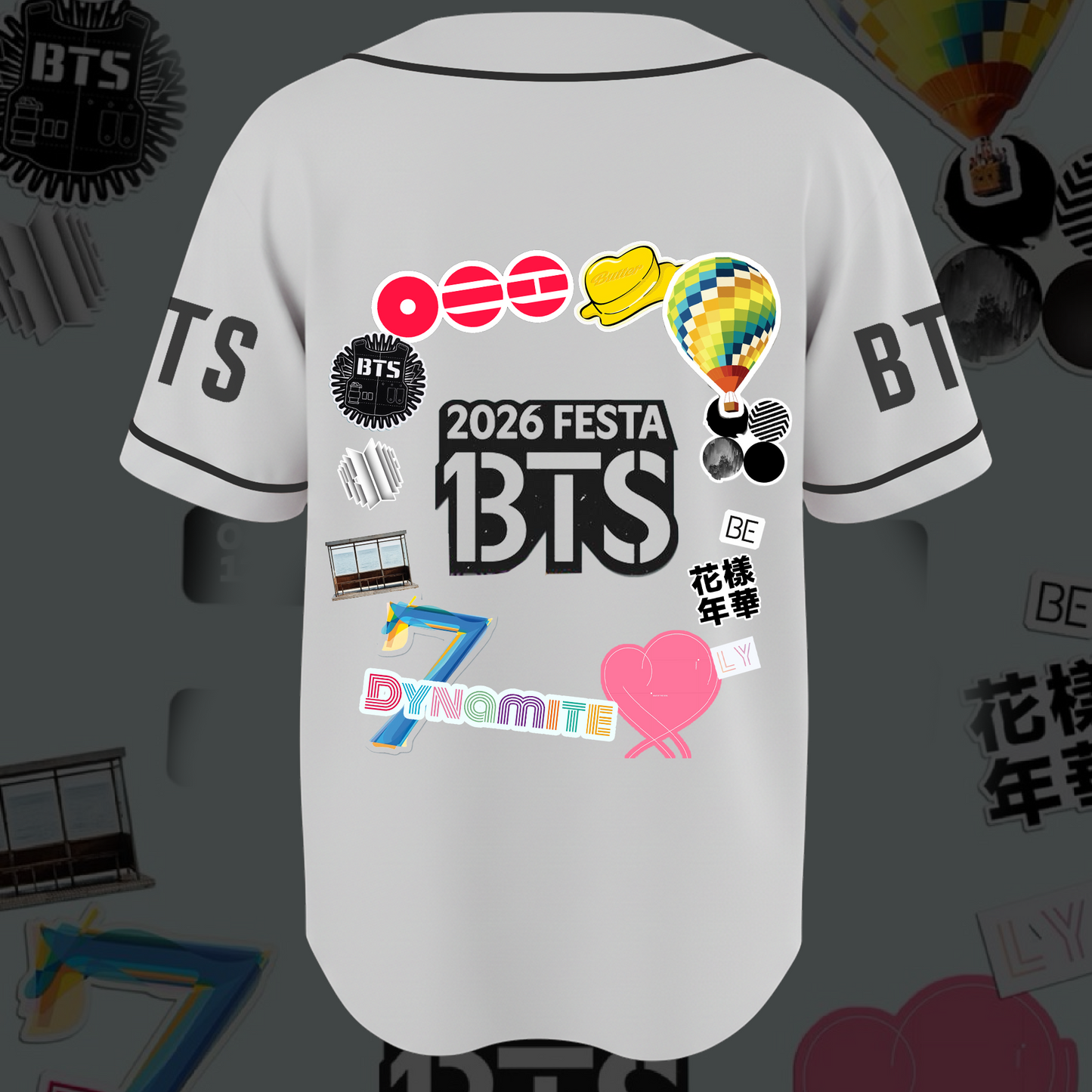 Bts 2026 Festa 13 Year Arirang World Tour Baseball Jersey