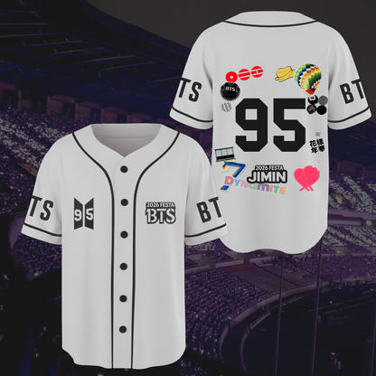 BTS Festa 2026 Happy Month 13 Years Baseball Jersey Fan Editon