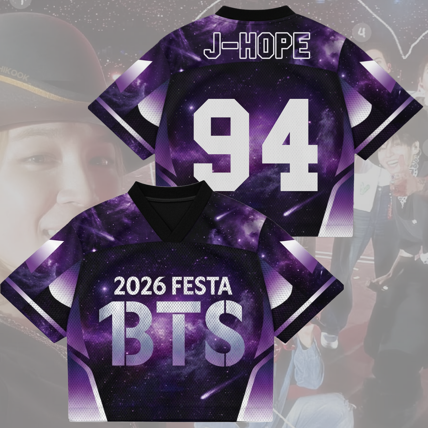 BTS Festa 2026 Concert Mix Mesh Jersey Fan Edition