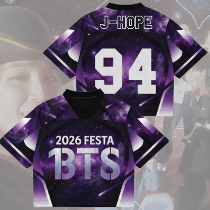 BTS Festa 2026 Concert Mix Mesh Jersey Fan Edition