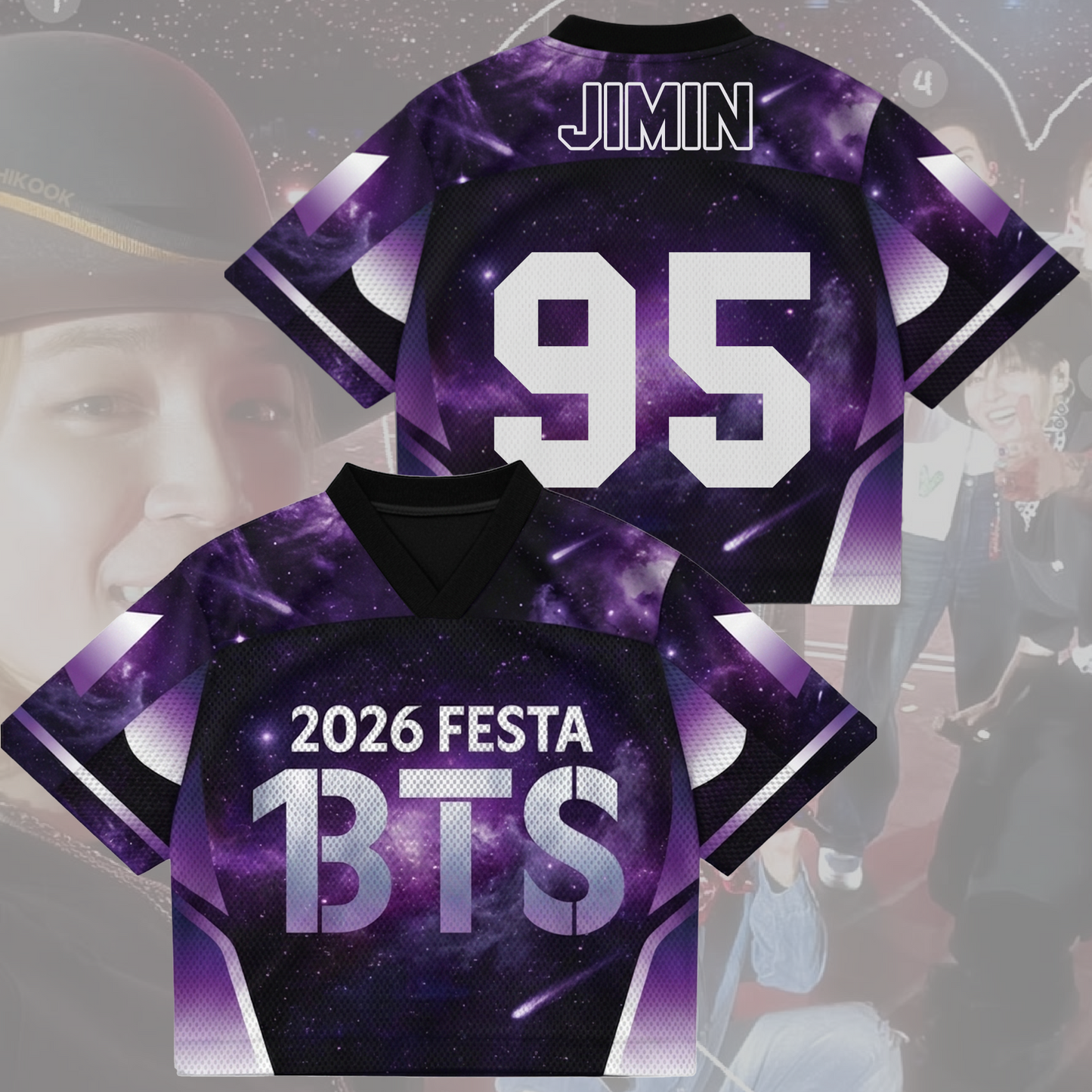 BTS Festa 2026 Concert Mix Mesh Jersey Fan Edition