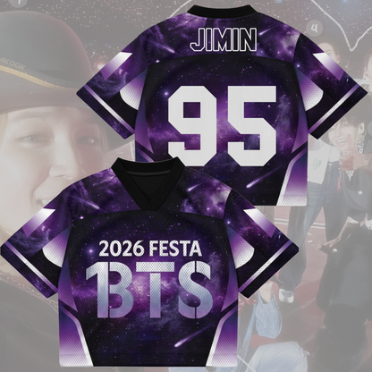 BTS Festa 2026 Concert Mix Mesh Jersey Fan Edition