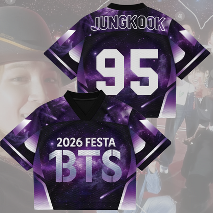 BTS Festa 2026 Concert Mix Mesh Jersey Fan Edition
