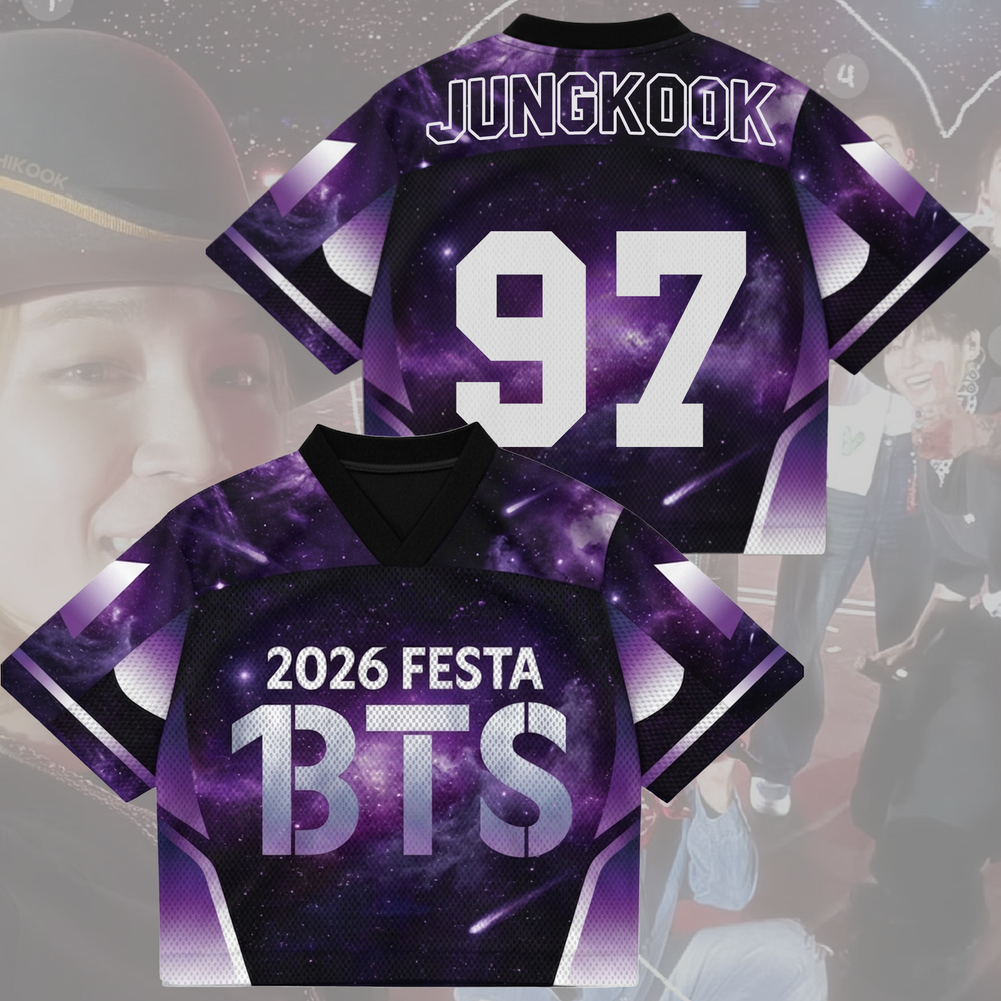 BTS Festa 2026 Concert Mix Mesh Jersey Fan Edition