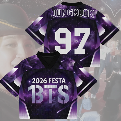 BTS Festa 2026 Concert Mix Mesh Jersey Fan Edition