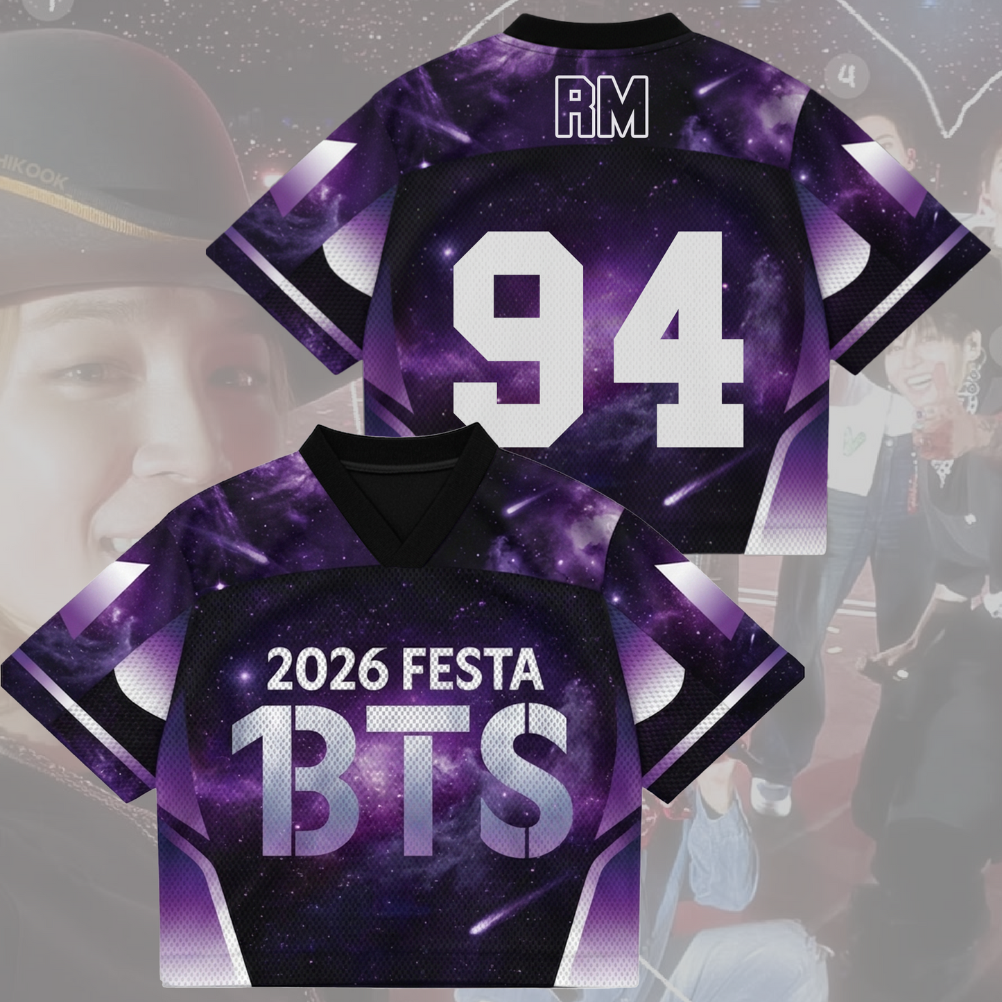 BTS Festa 2026 Concert Mix Mesh Jersey Fan Edition