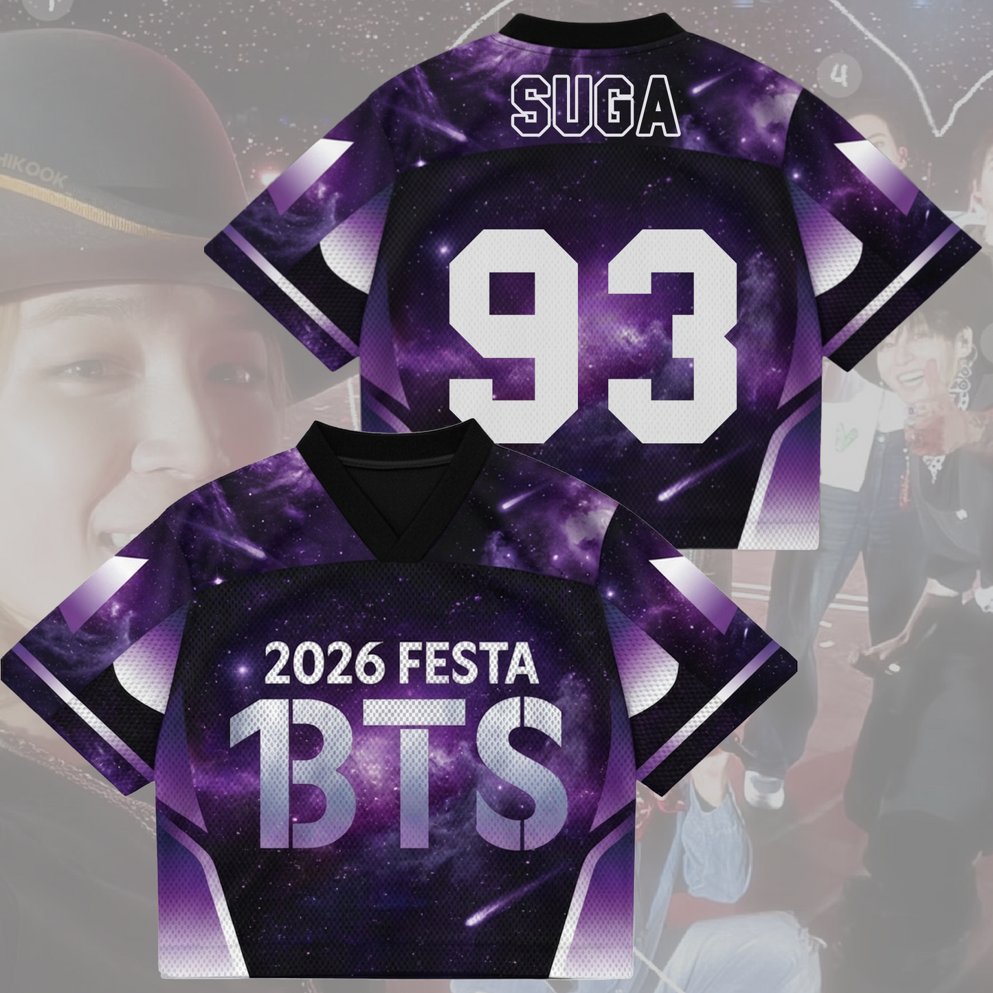 BTS Festa 2026 Concert Mix Mesh Jersey Fan Edition
