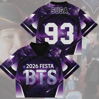 BTS Festa 2026 Concert Mix Mesh Jersey Fan Edition