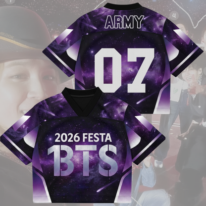 BTS Festa 2026 Concert Mix Mesh Jersey Fan Edition