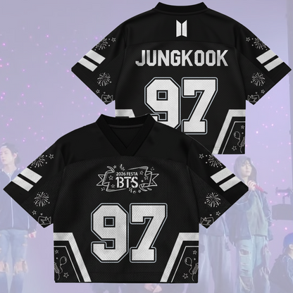 Ecstasy BTS Festa 13th Anniversary Happy Arirang Tour Mix Mesh Jersey