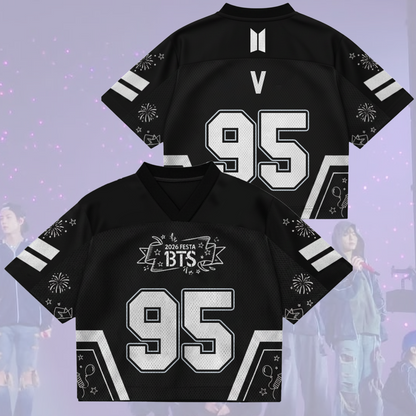 Ecstasy BTS Festa 13th Anniversary Happy Arirang Tour Mix Mesh Jersey