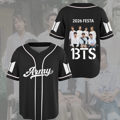 BTS Festa 13 Years Baseball Jersey Army Edition