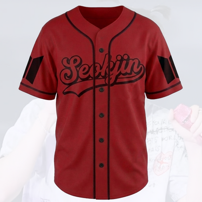 Arirang Spotlight Jin BTS World Tour Baseball Jersey Fan Edition