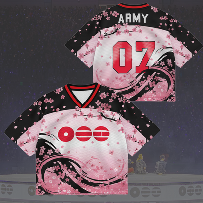 BTS Arirang World Tour Jersey - Sakura Mix Mesh