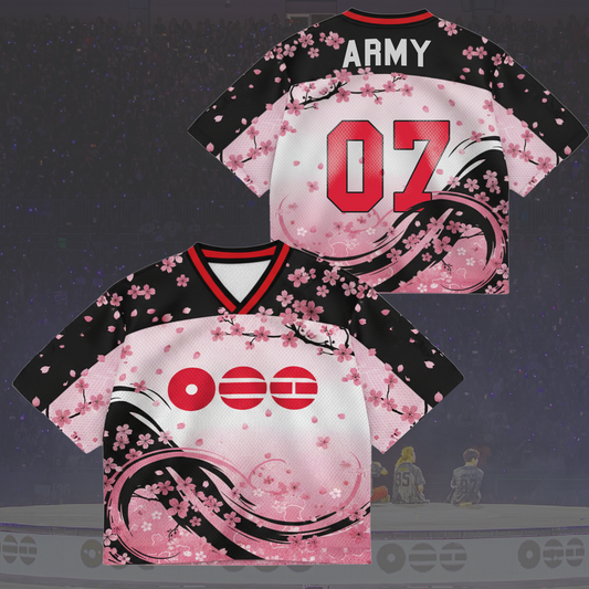 BTS Arirang World Tour Jersey - Sakura Mix Mesh