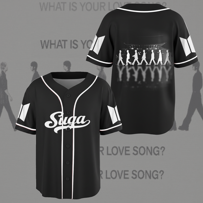 Seven Shadows BTS Crosswalk Baseball Jersey Fan Edition
