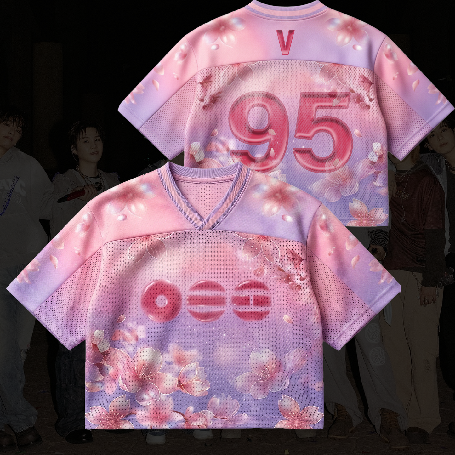 Blossom Dreamers BTS Arirang World Tour Mix Mesh Jersey